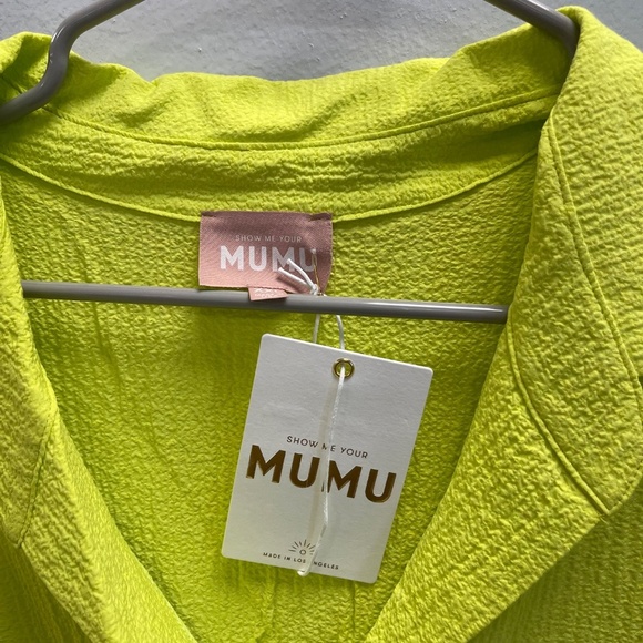 Show Me Your Mumu Johns Citrine Button Down Shirt - XXL- NWT - Picture 3 of 6